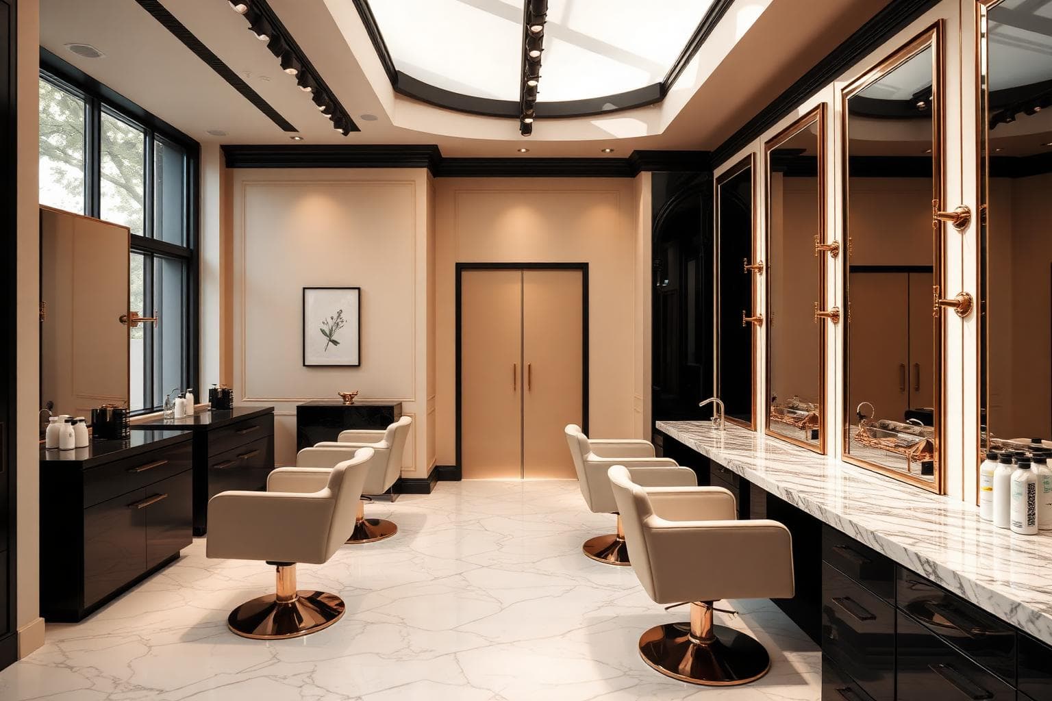Maison Noir salon interior